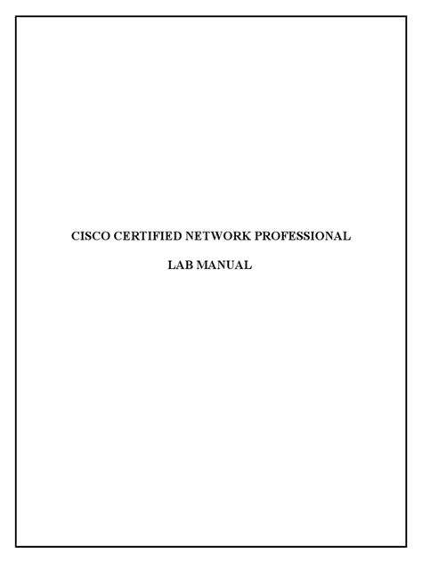 Ccnp lab manual pdf.  The document provides guidance for a CCNP Disclaimer The ...