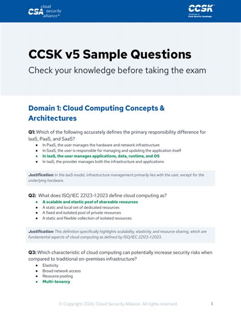 Ccsk exam prep questions. replicate C. their supervisors B. Processes that ...