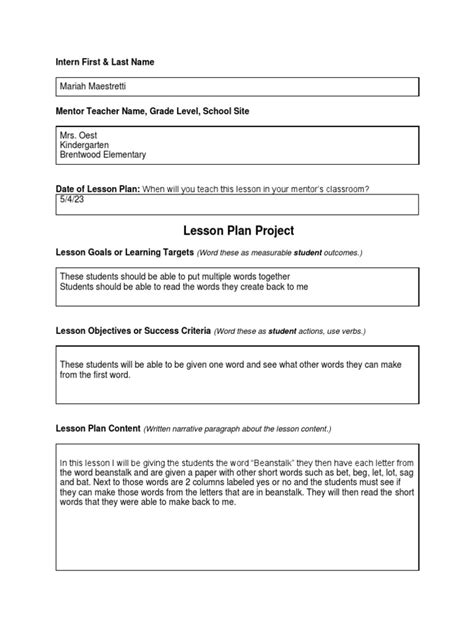 Ccss Lesson Plan Templates Fresh Lesson Planning Templates Ccss