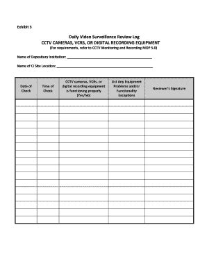 Cctv Log Book Template Form - Fill Out and Sign Printable PDF …