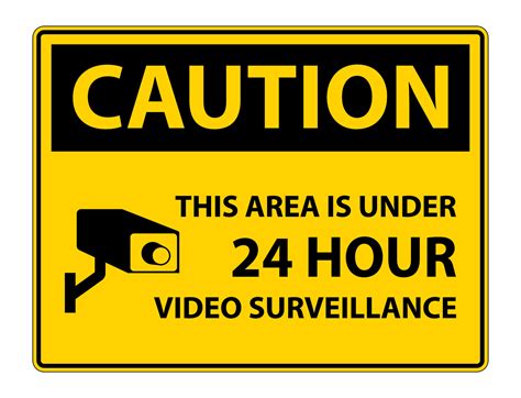 Cctv Warning Vector Art, Icons, and Graphics for Free Download