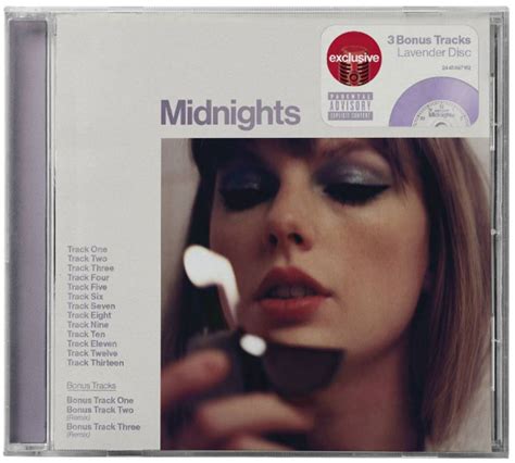 Cd midnights. Midnights. Released October 21, 2022. Midnights Tracklist. 1. Lavender Haze Lyrics. 992.8K. 2. Maroon Lyrics. 1.5M. 3. Anti-Hero Lyrics. 2M. 4. Snow On The … 