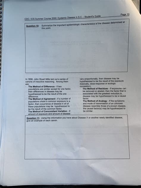 Cdc Eis Summer Course Study Guide
