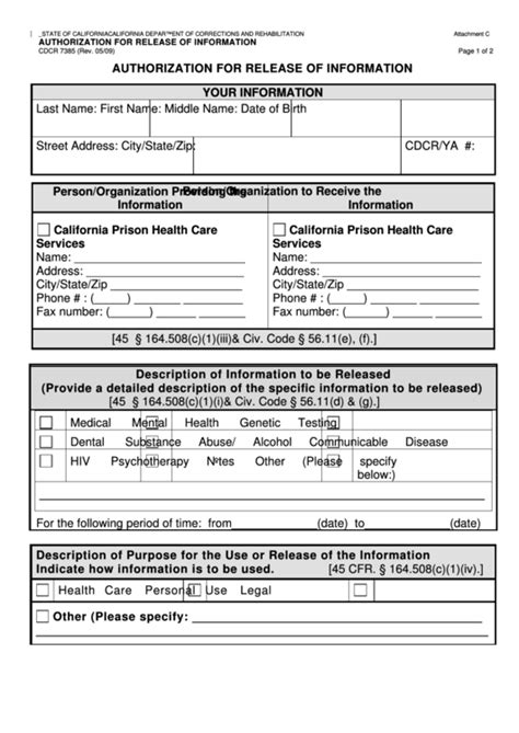Cdcr inmate release information. .  ...