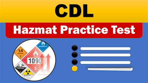 Cdl hazmat practice exam. Are you considering a career as a commercial truck driver? If so, obtaining your Commercial Driver’s License (CDL) is an essential step towards achieving your goal. The CDL exam ca... 