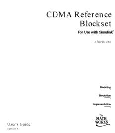 Cdma Reference Blockset