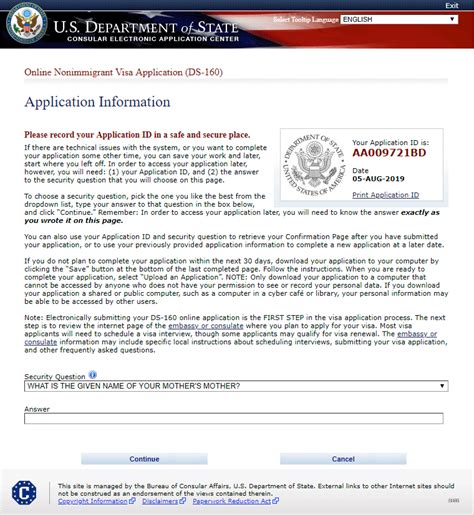 The first step in applying for a U.S. nonimmi