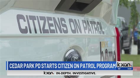 Cedar Park Police Department starting 'Citizens on Patrol' program