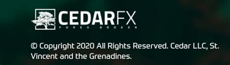 Overview of CedarFX According to research in South Africa, CedarFX is a CFD broker launched in 2020 in St. Vincent and the Grenadines. It offers a wide range of tradable assets, including digital assets, currencies, stocks, and commodities. . 