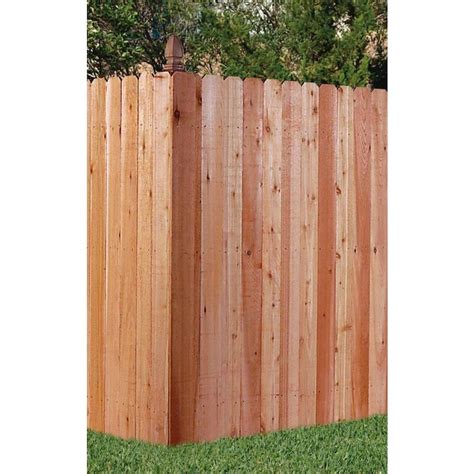 Shop Universal Forest Products 1-in x 6-in x 4-ft Cedar Dog Ear Fence Picket in the Wood Fence Pickets department at Lowe's.com. Build a privacy, shadowbox or board-on-board fence with these cedar fence pickets. The dog ear top is a classic picket style. Use these pickets to replace an