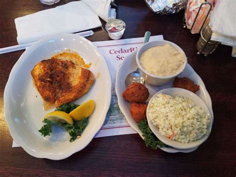 Cedar river seafood. Mar 9, 2024 · Latest reviews, photos and 👍🏾ratings for Cedar River Seafood at 7414 State Rd 21 in Keystone Heights - view the menu, ⏰hours, ☎️phone number, ☝address and map. 
