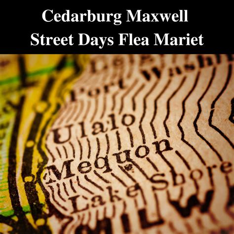 Cedarburg's popular flea market takes place four times each year, rain or shine. Maxwell Street Days Cedarburg Firemens Park October 6 2023 . 
