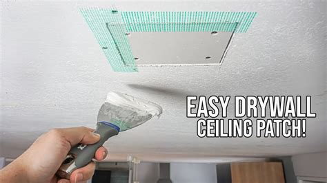 Ceiling drywall repair. A suspended drywall ceiling needs to be finished. This video shows how you can tape, spackle and paint it by yourself like a pro.Did you like the video? Subs... 