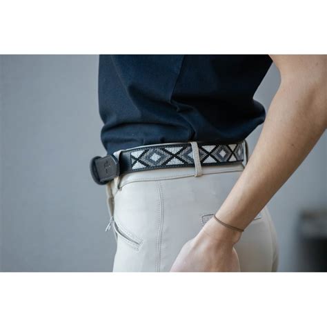 Ceinture Pearl - Noir & blanc Pénélope Leprevost - Sellerie Du Val