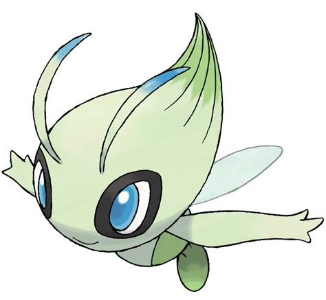 Celebi ( Japanese: セレビィ Celebi) is a dual-type Psychic / Grass Mythical Pokémon introduced in Generation II . It is not known to evolve into or from any other Pokémon. It serves as the guardian of Ilex Forest . Celebi was officially revealed in the July 2000 issue of CoroCoro. [1]