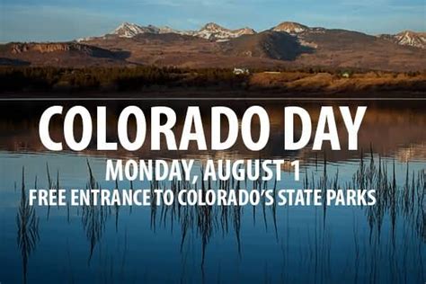Celebrate Colorado Day with free state park admission