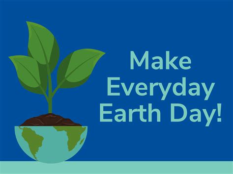 Celebrate Earth Day everyday with a few small changes