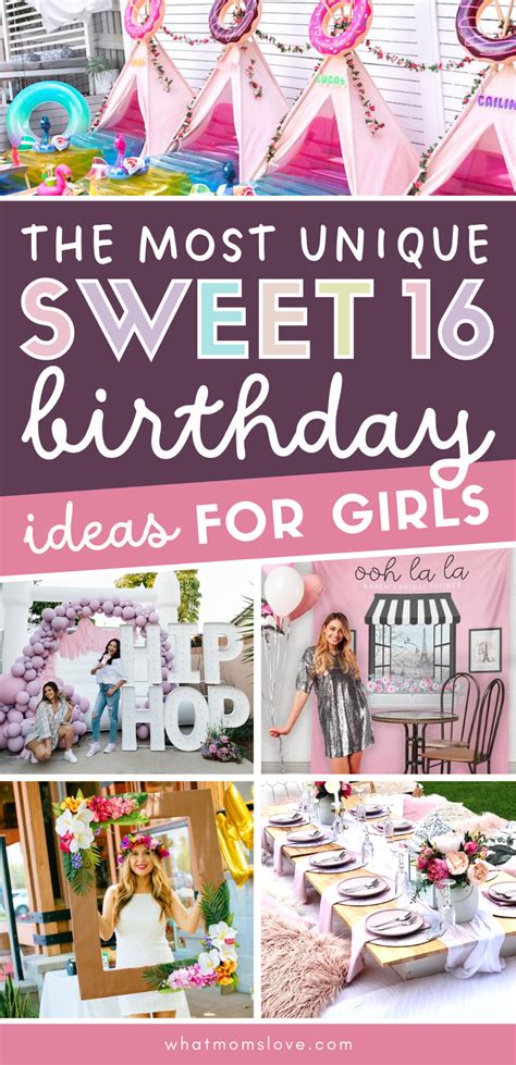 Celebrate Your Sweet Sixteen with Unforgettable 16th Birthday Party Ideas