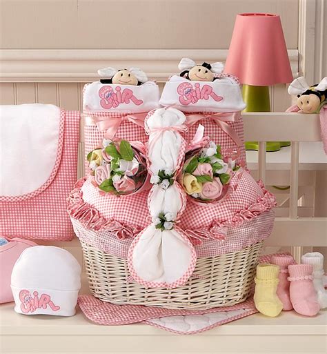 2024 Celebrating Newborns: Girl Baby Gift Baskets Overflowing with Love-marketplaceplus.shop