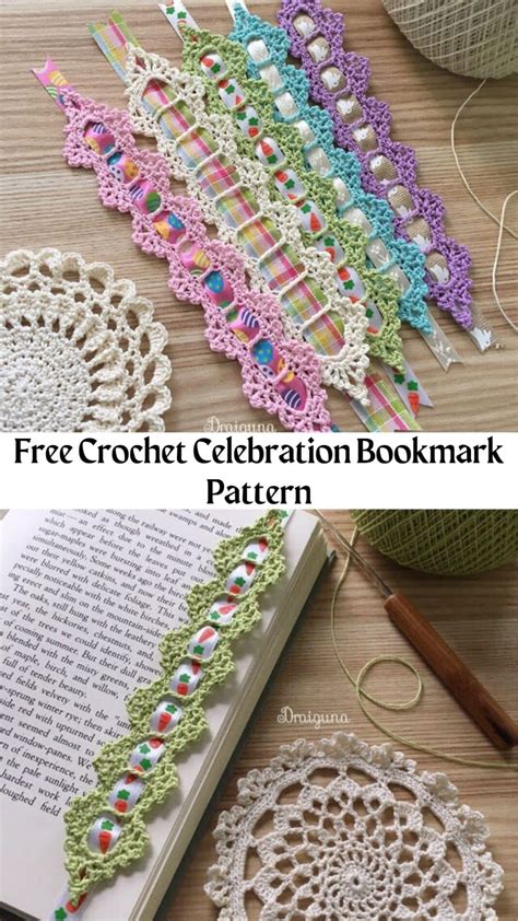 Celebration Bookmark Free Crochet Pattern Free Crochet Patterns