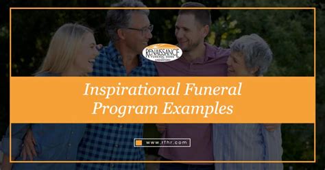 Celebration of life schedule example.  Through our inspirational funeral ...