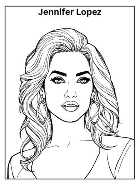 Celebrity Coloring Book
