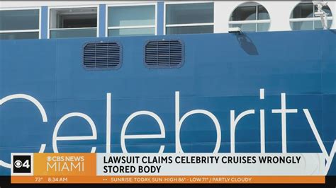 Celebrity Cruises improperly stored dead body in cruise ship’s cooler instead of morgue, lawsuit claims