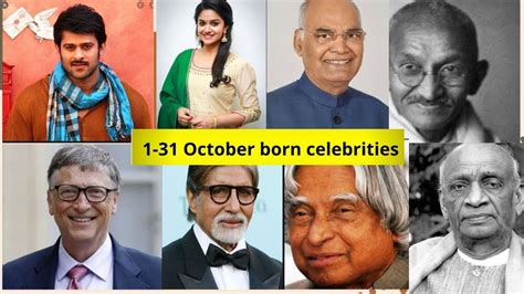 Celebrity birthdays for the week of Oct. 1-7