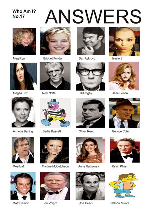 Quiz. 13 Questions - Developed by: - Updated on: 2024-03-20 - 1,369,778 taken - 197 people like it. This purpose of this test I created is to tell you which A-List celebrity you're the most like. Are you a fun clubber, more of a "celebrity mom" sort - or someone completely in the middle of those two opposite types?. 