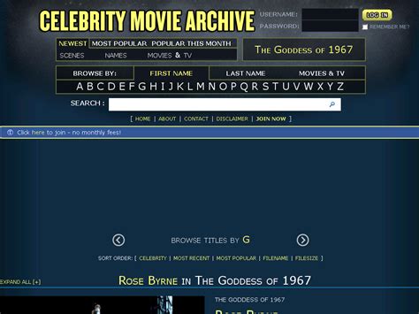 Celebrity Movie Archive. Get full access to all of our movies for as little as $2.95. Click here!