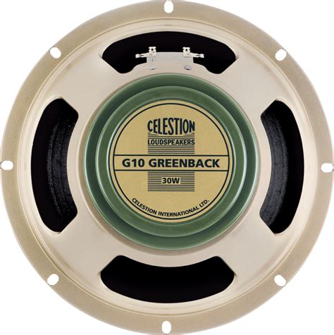 Celestion greenback.  In small combos this speaker adds real class and when comb...