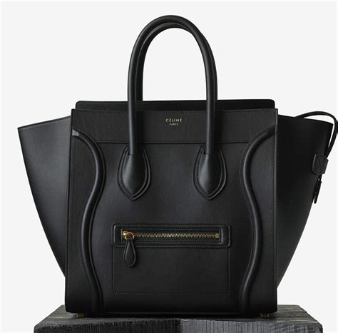 Celine Python Mini Luggage Tote - Black Totes, Handbags