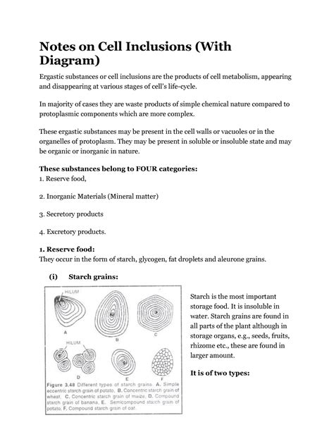 Cell Inclusions - [PPT Powerpoint] - VDOCUMENT