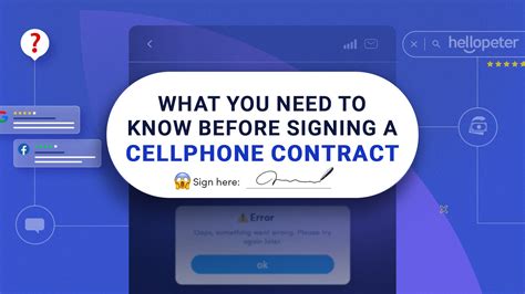 Cell Phone Contract What to Know Before Signing