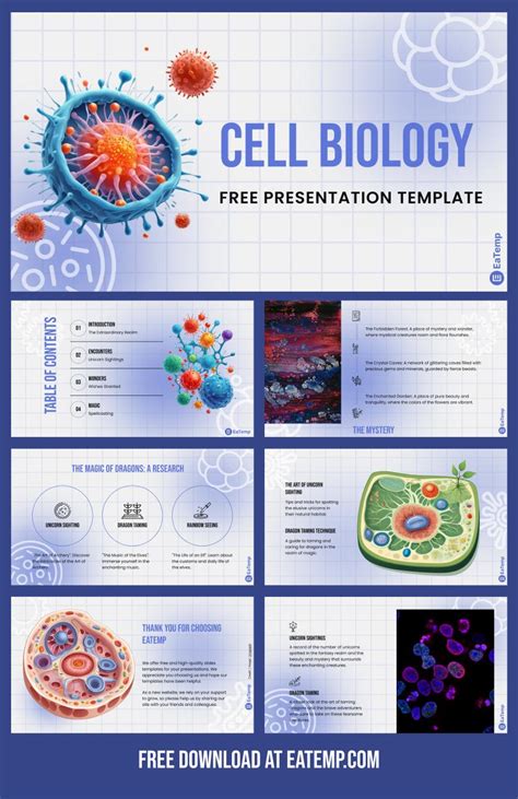 Cell Powerpoint Template Pslides