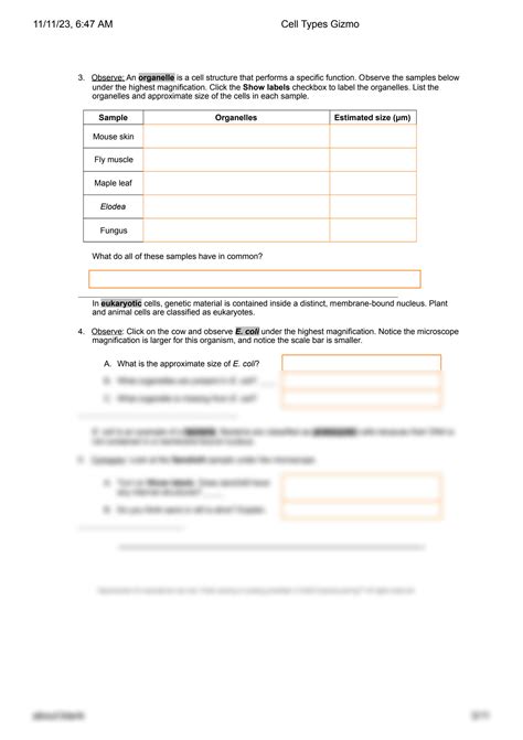 Cell types gizmo answer key.  Mar 5, 2026 · Cell publishes findings of...