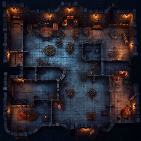 Cellar Battle Map Dnd Battle Map D D Battlemap Dungeons and Dragons
