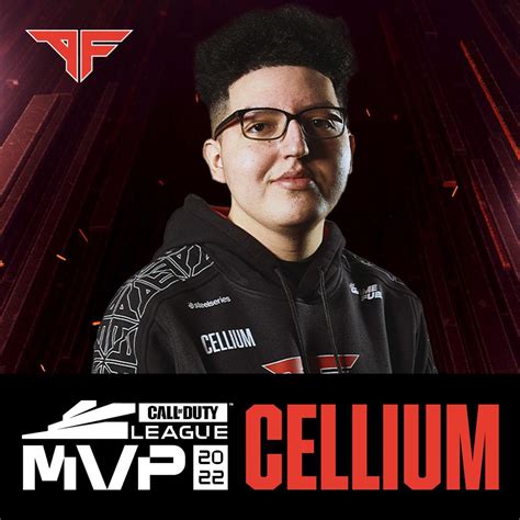 Cellium. Meet Cellium, one of the top players of the Atlanta FaZe team in the Call of Duty League. Learn more about his skills, stats, achievements, and personal background. Find out how he competes with the best teams in the world using the latest competitive settings, maps, and modes. Follow his journey in the 2024 season and beyond. 