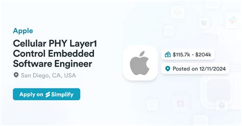 Cellular Software Development Engineer Jobs Apple.