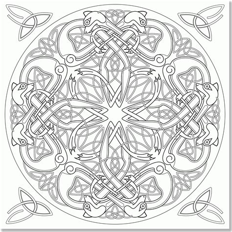 Celtic Adult Coloring Pages Coloring Home