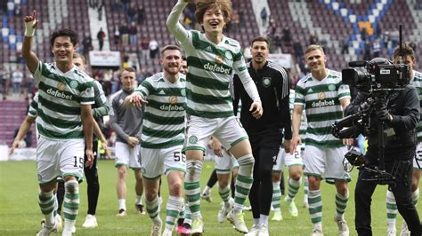 Celtic wins league in Scotland for 2nd part of treble bid