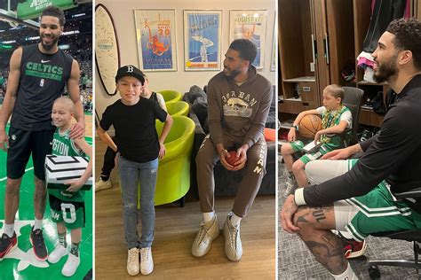 Celtics’ Jayson Tatum visits young fan battling cancer at Christopher’s Haven in Boston