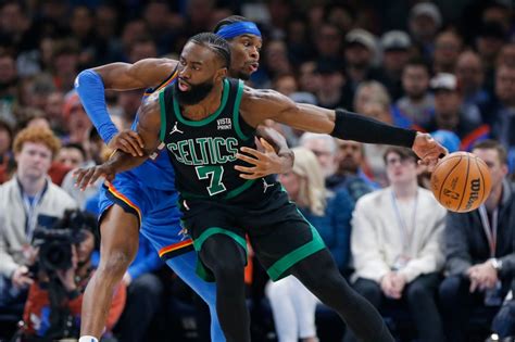 Celtics’ furious fourth-quarter rally falls short in loss to Thunder, snapping six-game winning streak