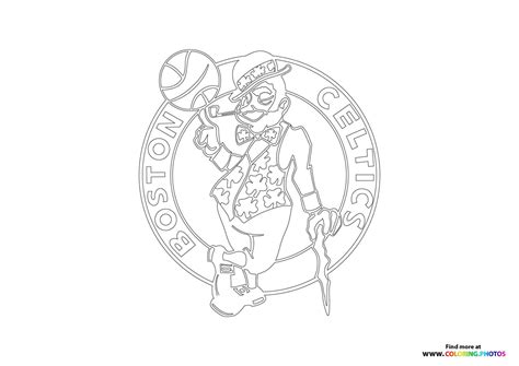 Celtics Logo Coloring Page
