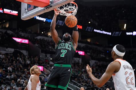 Celtics end 2023 with a bang in dominant wire-to-wire victory over Spurs