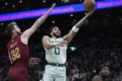 Celtics improve to 12-0 at home behind Jayson Tatum’s 27 points in 116-107 win over Cavs
