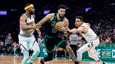 Celtics vs nuggets. 29. .293. 17.5. W2. Live coverage of the Boston Celtics vs. Denver Nuggets NBA game on ESPN, including live score, highlights and updated stats. 