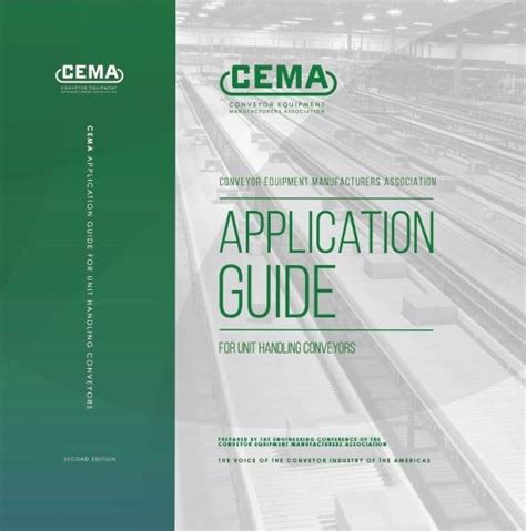 Cema application guide for unit handling conveyors. - Yamaha outboard owners manual free download.