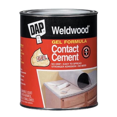 Cement adhesive lowes. 502 DAP Weldwood 32-fl oz Gel Contact Cement Waterproof, Quick Dry, Multipurpose Adhesive Model # 25312 Find My Store for pricing and availability 70 DAP Weldwood 14-fl oz Liquid Contact Cement Waterproof, Quick Dry, Multipurpose Adhesive Model # 00120 Find My Store for pricing and availability 52 Related Searches 