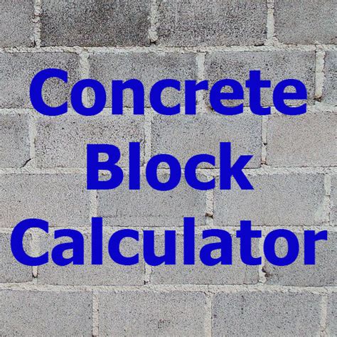 The formula used by the Cinder Block Concrete Fill Calculator is as follows: Volume of Concrete (in cubic feet) = (Number of cinder blocks * Width * Height * Length) / 27. Where: Number of cinder blocks: The total number of blocks you want to fill. Width, Height, and Length: The dimensions of a single cinder block in inches.. 